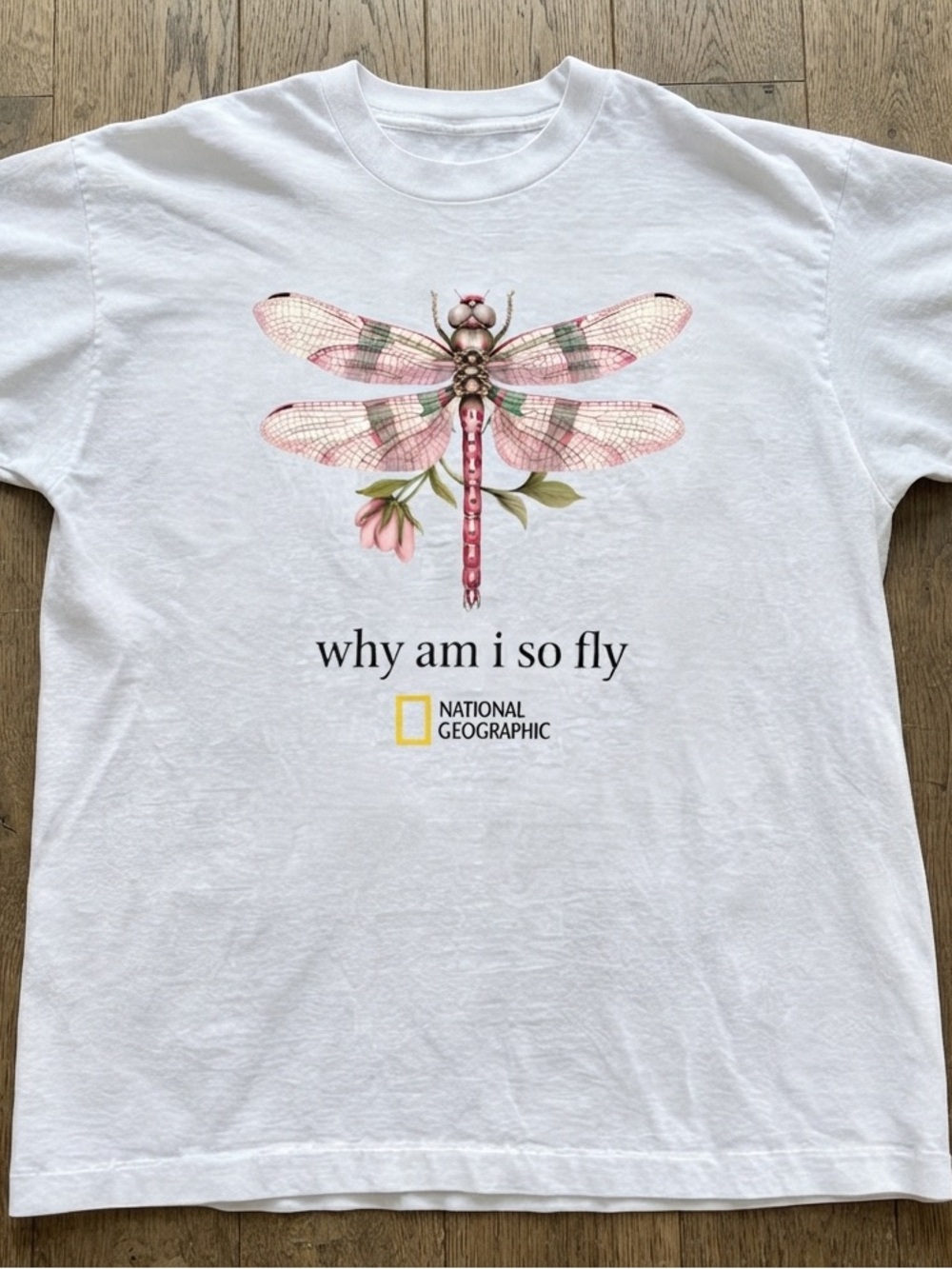 Vintage National Geographic T-shirt "Why Am I So Fly" Tee